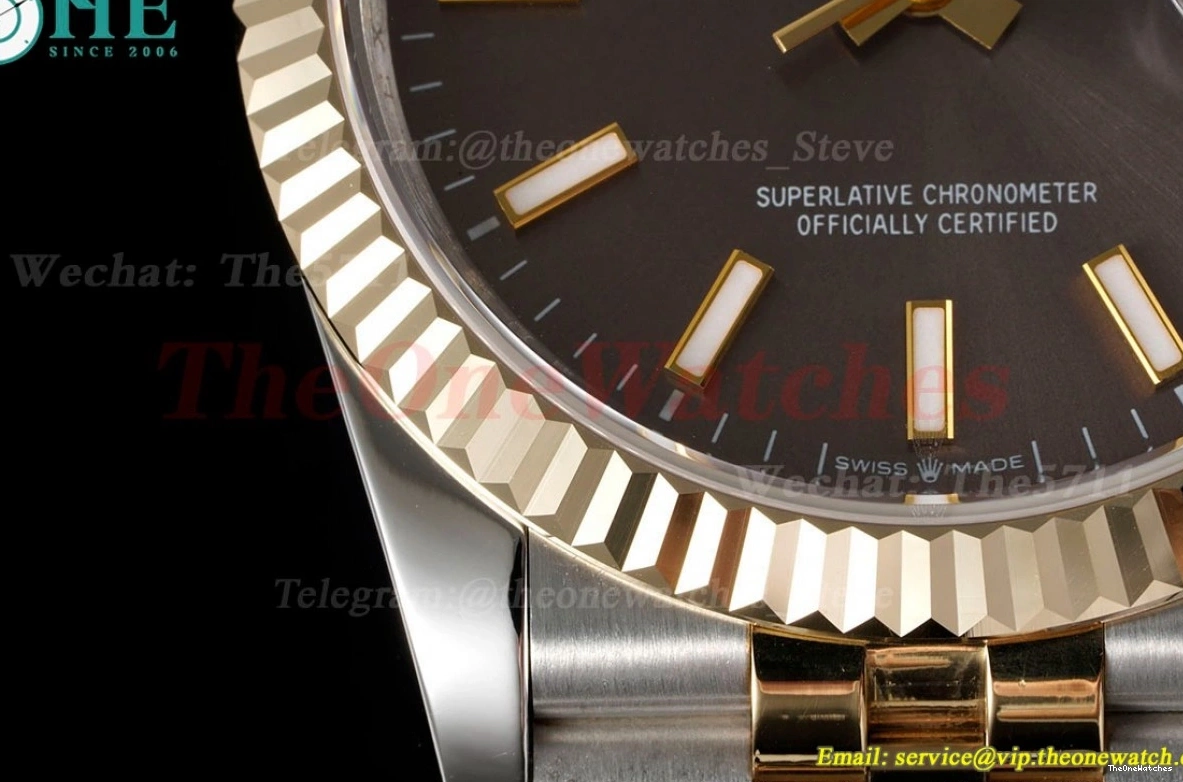 A2836 SS 126233 Brown 904L YG Stk Jub 36MM Datejust Wrapped GMF 1221